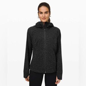 Lululemon Mist Over Windbreaker Formation Camo Deep Coal Multi